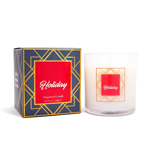 Wholesale private label Italy scented natural soy wax candles manufacturers with custom packaging